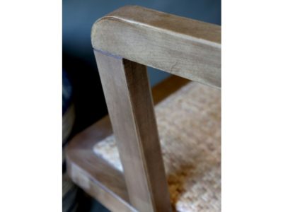Francouzská kancelářská židle proutěný sedák a opěradlo Chic Antique - Image 4