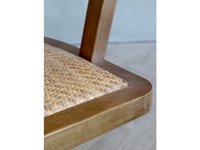 Francouzská kancelářská židle proutěný sedák a opěradlo Chic Antique - Image 5