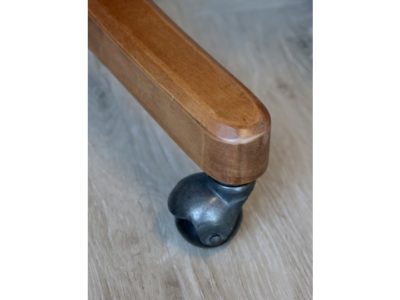 Francouzská kancelářská židle proutěný sedák a opěradlo Chic Antique - Image 7