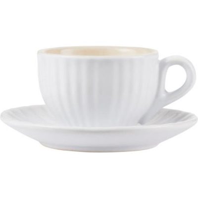 Šálek s podšálkem mini Mynte 100 ml Pure White